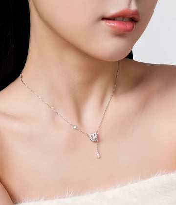 925 Sterling Silver  Spirit Snake Lucky Pendant Necklace   - VitriumJewels