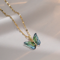 Sweet Butterfly Pendant Necklace - VitriumJewels